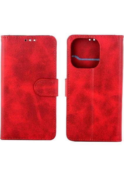 IPhone 15 Için Filp Durumda Pro Kart Tutucu Kickstand Tam Koruma Kapatma (Yurt Dışından)