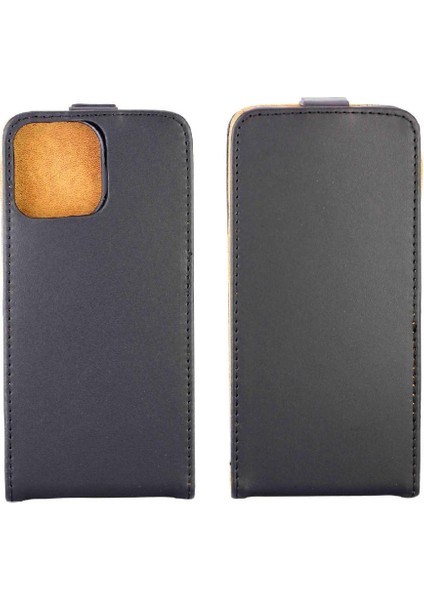Dikey Flip Case IPhone 15 Pro Max Kart Yuvası Koruyucu Kapak Tpu (Yurt Dışından)