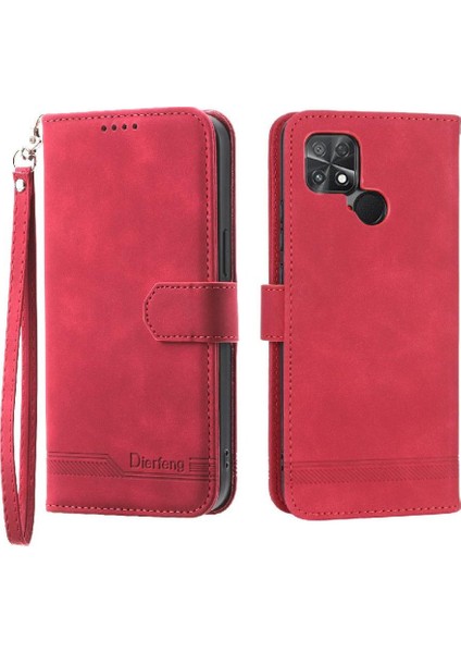 Xiaomi Poco C40 Premium Nakit Cep Kart Yuvaları Bileklik Için Flip Case (Yurt Dışından)