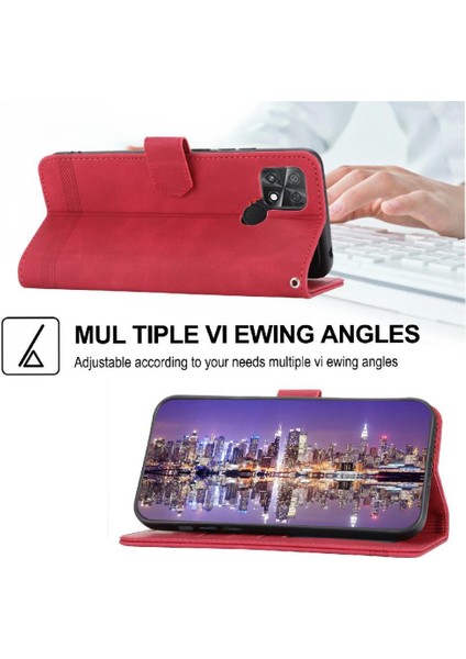 Xiaomi Poco C40 Premium Nakit Cep Kart Yuvaları Bileklik Için Flip Case (Yurt Dışından)