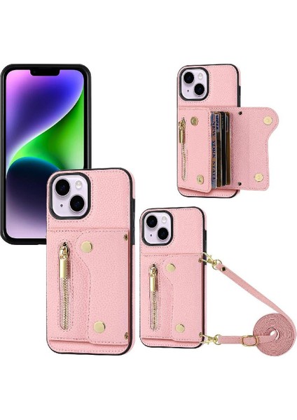 IPhone 14 Için Kılıf Pro Max Hafif Büyük Kapasiteli Uzun Kayış Kartı (Yurt Dışından)