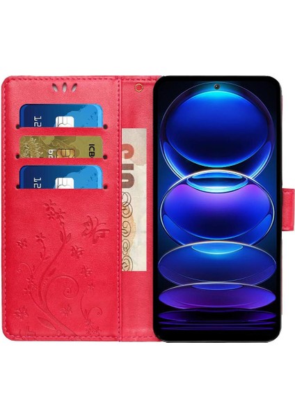 Xiaomi Redmi Not 12 4g Pu Deri Manyetik Kapatma Kartı Için Filp Durumda (Yurt Dışından)