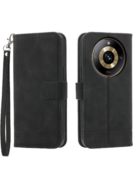 Realme 11 Pro Nakit Cep Manyetik Kapatma Premium Kart Için Flip Case (Yurt Dışından)