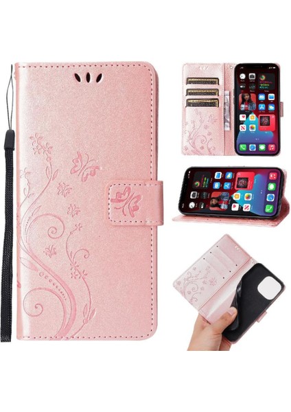 IPhone 16 Için Filp Durumda Pro Manyetik Kapatma Pu Deri Kickstand Kart (Yurt Dışından)