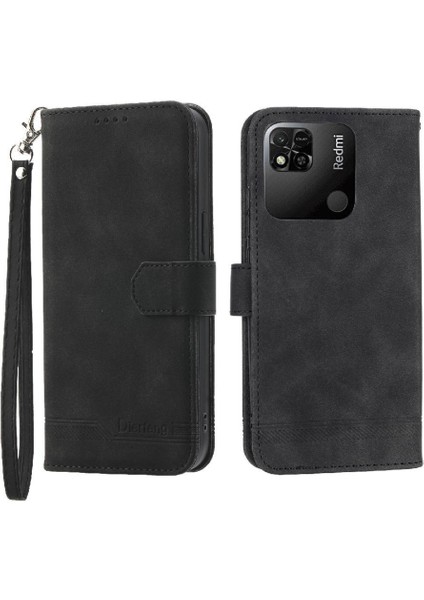 Xiaomi Redmi 12C Premium Manyetik Kapatma Nakit Cep Kartı Için Flip Case (Yurt Dışından)