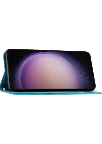 Samsung Galaxy S23 Fe Kickstand Pu Deri Bilek Kayışı Kart Için Filp Durumda (Yurt Dışından) modelleri