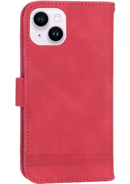 IPhone 14 Için Flip Case Artı Premium Kart Yuvaları Manyetik Kapatma Nakit (Yurt Dışından)
