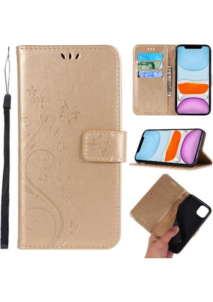 IPhone 12 Mini Pu Deri Kart Tutucu Kickstand Manyetik Için Filp Durumda (Yurt Dışından)