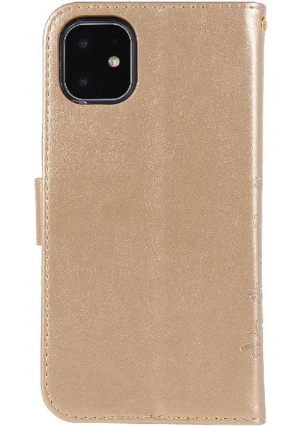 IPhone 12 Mini Pu Deri Kart Tutucu Kickstand Manyetik Için Filp Durumda (Yurt Dışından)