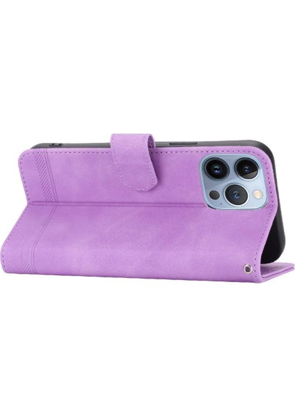 IPhone 13 Için Flip Case Pro Max Kart Yuvaları Manyetik Kapatma Premium Nakit (Yurt Dışından)