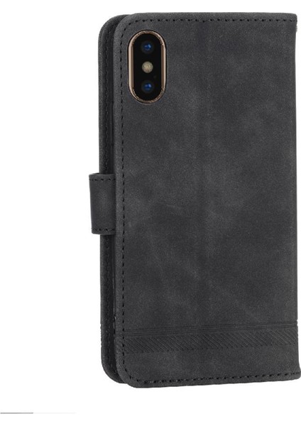 IPhone x Için Flip Case/xs Premium Kart Yuvaları Manyetik Kapatma Nakit Cep (Yurt Dışından)