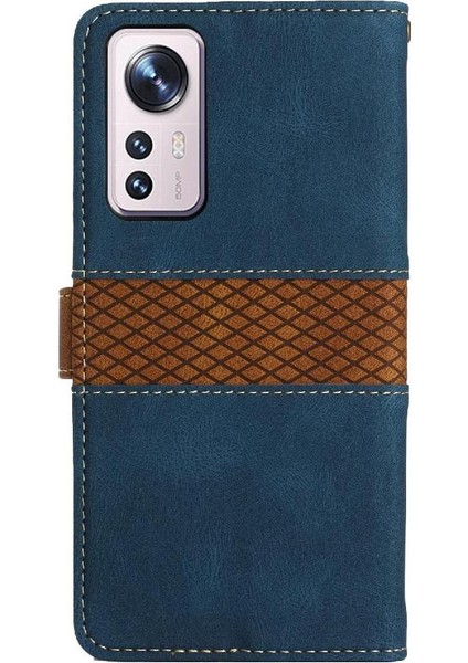 Xiaomi 12 Lite Için Cüzdan Durumda Çizilmeye Dayanıklı Manyetik Kapatma Kartı (Yurt Dışından)