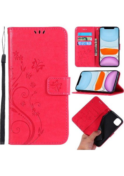 IPhone 12 Mini Pu Deri Kart Tutucu Kickstand Manyetik Için Filp Durumda (Yurt Dışından)