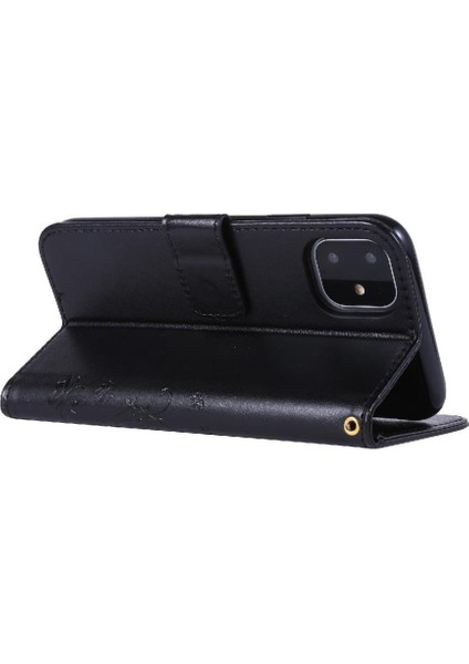 IPhone 12 Mini Pu Deri Kart Tutucu Kickstand Manyetik Için Filp Durumda (Yurt Dışından)