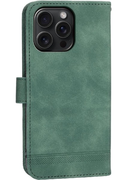 IPhone 15 Için Flip Case Pro Max Bileklik Nakit Cep Kart Yuvaları Manyetik (Yurt Dışından)