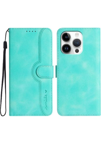 IPhone 16 Pro Kılıf Cüzdan Premium Pu Dahili Mıknatıs Kapak ile Uyumlu (Yurt Dışından)