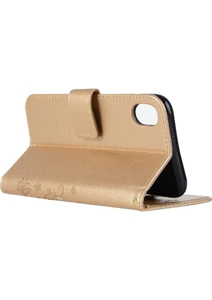 IPhone x Için Filp Durumda/xs Bilek Kayışı Manyetik Kapatma Pu Deri Kart (Yurt Dışından)