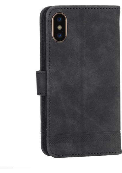 IPhone x Için Flip Case/xs Premium Kart Yuvaları Manyetik Kapatma Nakit Cep (Yurt Dışından)