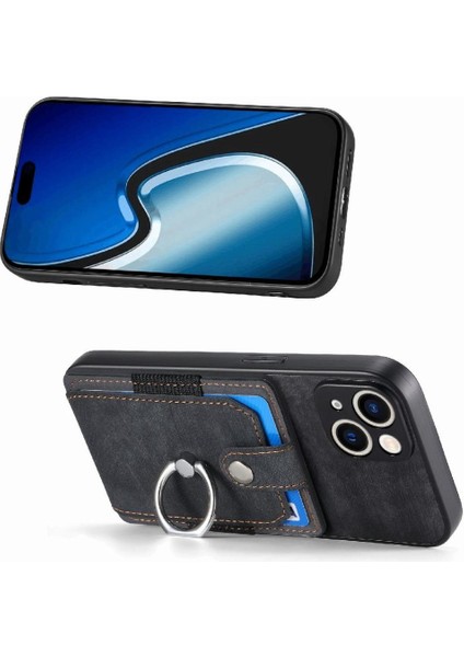 IPhone 15 Için Kılıf Standı Crad Yuvası Halka Tutucu Manyetik Araç Montaj (Yurt Dışından) modelleri