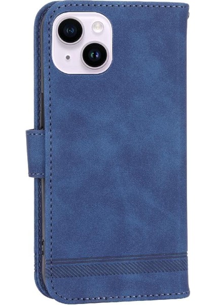 IPhone 14 Için Flip Case Artı Premium Kart Yuvaları Manyetik Kapatma Nakit (Yurt Dışından)
