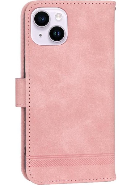 IPhone 14 Için Flip Case Artı Premium Kart Yuvaları Manyetik Kapatma Nakit (Yurt Dışından)