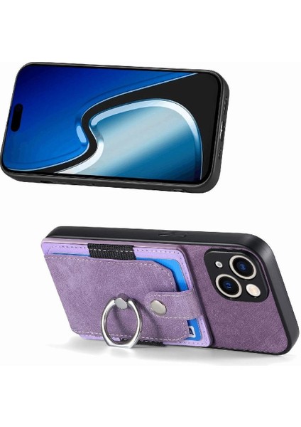 IPhone 15 Için Kılıf Standı Crad Yuvası Halka Tutucu Manyetik Araç Montaj (Yurt Dışından) fiyatları