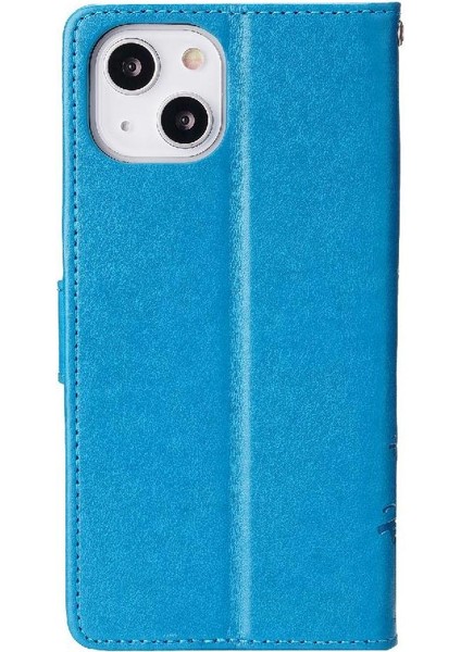 IPhone 15 Için Pu Deri Kickstand Durumda Kart Tutucu Manyetik Kapatma (Yurt Dışından) modelleri