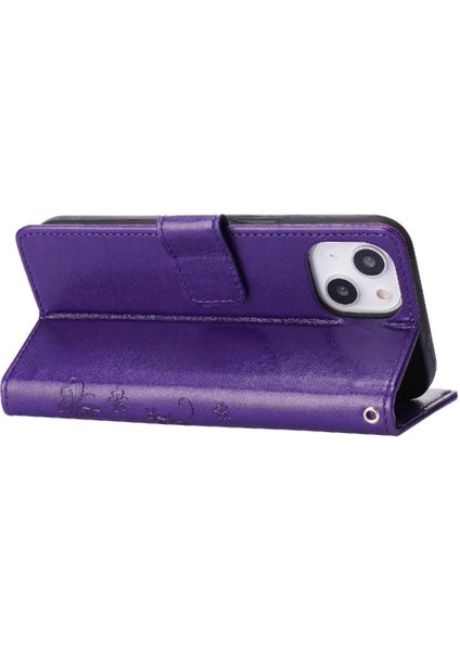 IPhone 15 Için Pu Deri Kickstand Durumda Kart Tutucu Manyetik Kapatma (Yurt Dışından) fırsatları