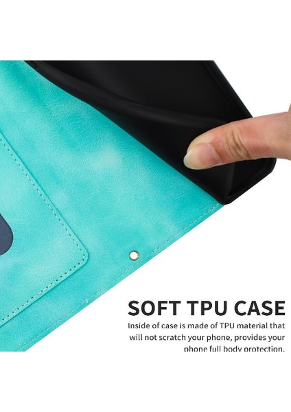 Google Pixel 7A Kickstand Pu Deri Kart Tutucu Anti Için Cüzdan Kılıf (Yurt Dışından)