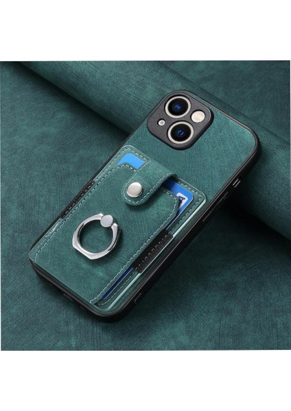 IPhone 15 Için Kılıf Artı Halka Tutucu Standı Crad Yuvası Manyetik Araç Montaj (Yurt Dışından)