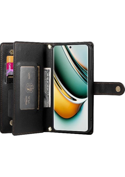 Realme 11 Pro 5g Cüzdan Bölmesi Kickstand Kart Yuvaları Için Flip Case (Yurt Dışından)