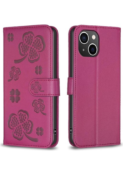 IPhone 15 Için Flip Case Artı Çok Renkli Kart Yuvaları Tutucu Kickstand Pu (Yurt Dışından)