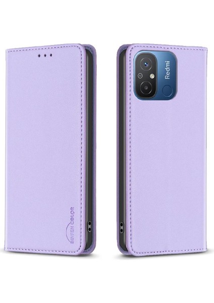 Xiaomi Redmi 12C Pu Deri Çok Renkli Iş Çoklu Kart Için Flip Case (Yurt Dışından)