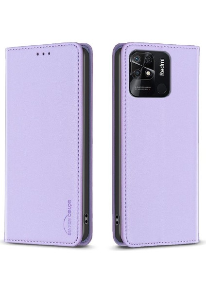 Gx Shop Xiaomi Redmi 10C Çoklu Kart Yuvası Için Flip Case Pu Deri Manyetik Cüzdan (Yurt Dışından)