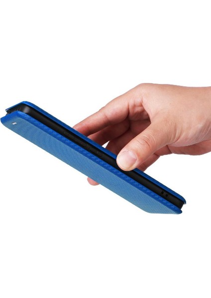 Kart Tutucu Kickstand Deri Folio Flip ile Realme Gt 6 Için Flip Case (Yurt Dışından)
