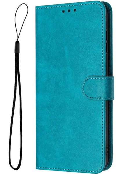 Kart Yuvası ile IPhone 11 Pro Max Saf Renk Pu Deri Için Flip Case (Yurt Dışından)
