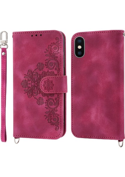 Iphone 11 X/xs Darbeye Dayanıklı Kabartmalı Çoklu Kredi Kartı Için Flip Case (Yurt Dışından)