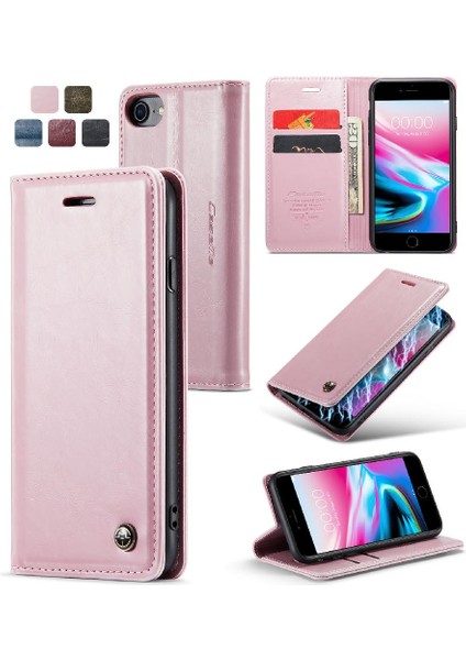 Iphone 6 Için Flip Case/6s Çılgın At Pu Deri Manyetik Cüzdan Kart (Yurt Dışından)