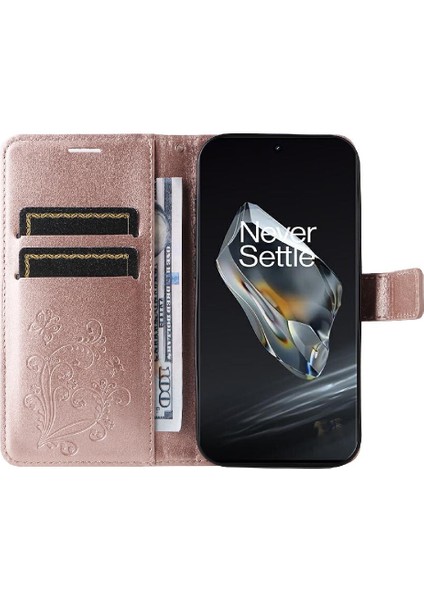 Oneplus 12 Için Flip Case 5g Darbeye Kapak Kart Yuvası Standı ile Manyetik (Yurt Dışından)
