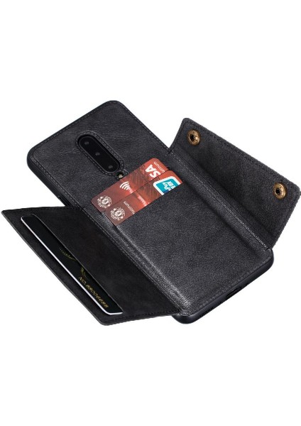 Oneplus 7 Pro Darbeye Koruyucu Kickstand Cüzdan Kılıf Için Cüzdan Kılıf (Yurt Dışından)