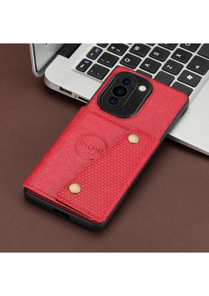 Cüzdan Kılıf Için Huawei Nova 10 Pro Buit Demir Kart Tutucu Cüzdan Kılıf (Yurt Dışından)