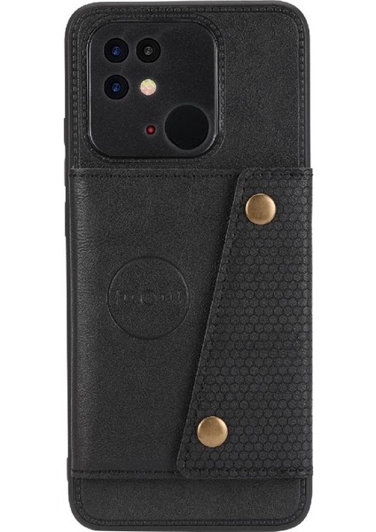 Xiaomi Poco C40 Kickstand Cüzdan Kılıf Kart Tutucu Buit Için Cüzdan Kılıf (Yurt Dışından)