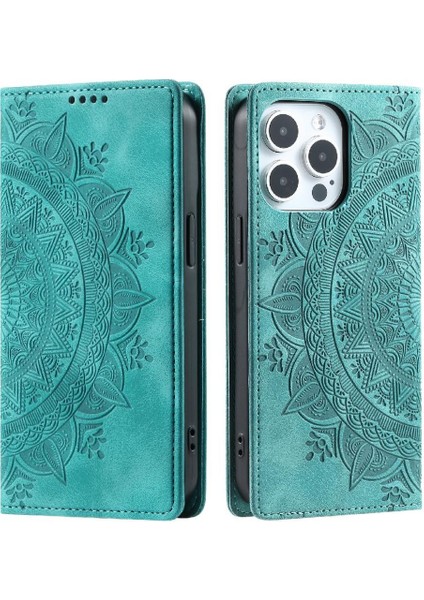 IPhone 14 Için Kılıf Pro Pu Deri Yan Toka Kart Ekleme Tam Flip (Yurt Dışından)