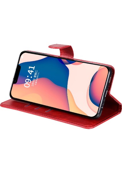 Iphone 14 Için Kılıf Artı Fermuar Kart Yuvası Sahipleri Koruyucu Kapak Deri (Yurt Dışından)