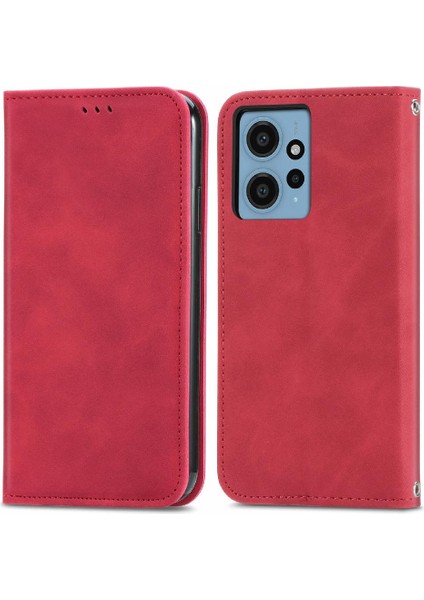 Xiaomi Redmi Not 12 Için Flip Case 4g Basit Iş Kapak Çevirin Deri (Yurt Dışından)