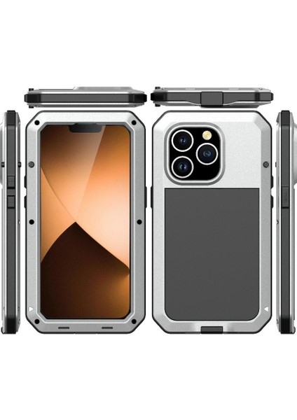 Iphone 14 Pro Açık Spor Toz Geçirmez Alüminyum Alaşım Metal Kasa (Yurt Dışından)