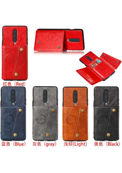 Oneplus 8 Için Cüzdan Kılıf Cüzdan Kılıf Kickstand Darbeye Koruyucu Buit (Yurt Dışından)