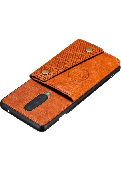 Oneplus 8 Için Cüzdan Kılıf Cüzdan Kılıf Kickstand Darbeye Koruyucu Buit (Yurt Dışından)