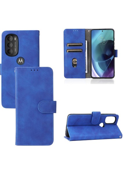 Gx Shop Motorola Moto G71 Koruyucu Kapak Için Kılıf Kart Tutucu Kickstand ile (Yurt Dışından)