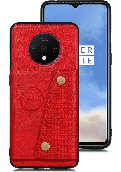 Oneplus 7t Cüzdan Kılıf Için Cüzdan Kılıf Kickstand Darbeye Koruyucu In (Yurt Dışından)